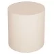 ΤΡΑΠΕΖΙ ΒΟΗΘΗΤΙΚΟ FIBER CEMENT ΣΤΡΟΓΓΥΛΟ KYOKO HM6592.02 ΜΠΕΖ Φ40x43Υεκ.