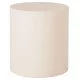 ΤΡΑΠΕΖΙ ΒΟΗΘΗΤΙΚΟ FIBER CEMENT ΣΤΡΟΓΓΥΛΟ KYOKO HM6592.02 ΜΠΕΖ Φ40x43Υεκ.