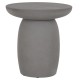 ΤΡΑΠΕΖΙ ΒΟΗΘΗΤΙΚΟ FIBER CEMENT ΣΤΡΟΓΓΥΛΟ HIKARI HM6593.01 ΓΚΡΙ Φ46x48Υεκ.
