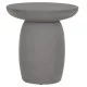 ΤΡΑΠΕΖΙ ΒΟΗΘΗΤΙΚΟ FIBER CEMENT ΣΤΡΟΓΓΥΛΟ HIKARI HM6593.01 ΓΚΡΙ Φ46x48Υεκ.