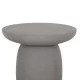 ΤΡΑΠΕΖΙ ΒΟΗΘΗΤΙΚΟ FIBER CEMENT ΣΤΡΟΓΓΥΛΟ HIKARI HM6593.01 ΓΚΡΙ Φ46x48Υεκ.