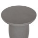 ΤΡΑΠΕΖΙ ΒΟΗΘΗΤΙΚΟ FIBER CEMENT ΣΤΡΟΓΓΥΛΟ HIKARI HM6593.01 ΓΚΡΙ Φ46x48Υεκ.