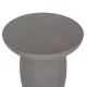 ΤΡΑΠΕΖΙ ΒΟΗΘΗΤΙΚΟ FIBER CEMENT ΣΤΡΟΓΓΥΛΟ HIKARI HM6593.01 ΓΚΡΙ Φ46x48Υεκ.