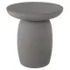 ΤΡΑΠΕΖΙ ΒΟΗΘΗΤΙΚΟ FIBER CEMENT ΣΤΡΟΓΓΥΛΟ HIKARI HM6593.01 ΓΚΡΙ Φ46x48Υεκ.