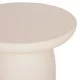ΤΡΑΠΕΖΙ ΒΟΗΘΗΤΙΚΟ FIBER CEMENT ΣΤΡΟΓΓΥΛΟ HIKARI HM6593.02 ΜΠΕΖ Φ46x48Υεκ.