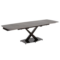 ΤΡΑΠΕΖΙ ΕΠΕΚΤΕΙΝΟΜΕΝΟ HOKU HM18410 ΚΕΡΑΜΙΚΟ TOP ΣΕ ΓΚΡΙ ΜΑΡΜΑΡΟ 165/240x90x75Υεκ.