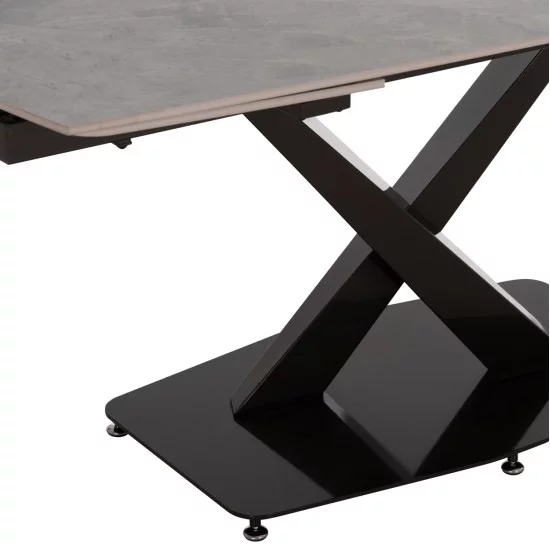 ΤΡΑΠΕΖΙ ΕΠΕΚΤΕΙΝΟΜΕΝΟ HOKU HM18410 ΚΕΡΑΜΙΚΟ TOP ΣΕ ΓΚΡΙ ΜΑΡΜΑΡΟ 165/240x90x75Υεκ.