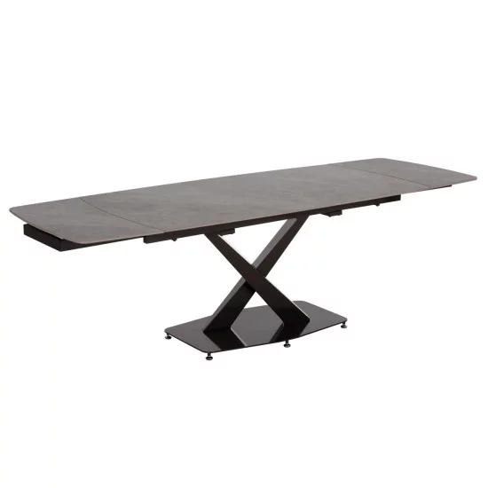 ΤΡΑΠΕΖΙ ΕΠΕΚΤΕΙΝΟΜΕΝΟ HOKU HM18410 ΚΕΡΑΜΙΚΟ TOP ΣΕ ΓΚΡΙ ΜΑΡΜΑΡΟ 165/240x90x75Υεκ.