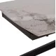 ΤΡΑΠΕΖΙ ΕΠΕΚΤΕΙΝΟΜΕΝΟ AIRA HM18411 ΚΕΡΑΜΙΚΟ TOP ΣΕ ΛΕΥΚΟ/ΚΑΦΕ ΜΑΡΜΑΡΟ 165/240x90x76Υεκ