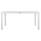 ΤΡΑΠΕΖΙ ΕΠΕΚΤΕΙΝΟΜΕΝΟ KRUM HM6277.01 ΑΛΟΥΜΙΝΙΟ ΛΕΥΚΟ 160-240x90x73Υεκ.