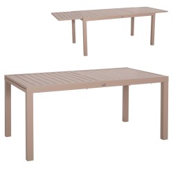 ΤΡΑΠΕΖΙ ΕΠΕΚΤΕΙΝΟΜΕΝΟ KRUM HM6277.04 ΑΛΟΥΜΙΝΙΟ ΚΑΠΟΥΤΣΙΝΟ 160-240x90x73Υεκ.