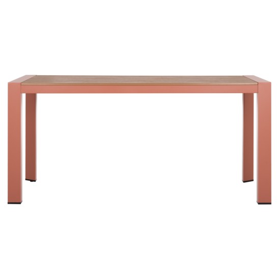 ΤΡΑΠΕΖΙ ΕΞΩΤ.ΧΩΡΟΥ GOYA HM6059.08 ΑΛΟΥΜΙΝΙΟ ΣE TERRACOTTA & POLYWOOD 160X80Χ75Υεκ.