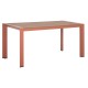 ΤΡΑΠΕΖΙ ΕΞΩΤ.ΧΩΡΟΥ GOYA HM6059.08 ΑΛΟΥΜΙΝΙΟ ΣE TERRACOTTA & POLYWOOD 160X80Χ75Υεκ.