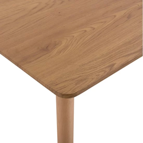 ΤΡΑΠΕΖΙ MINIMAL HM008.04 ΦΥΣΙΚΟ ΞΥΛΙΝΑ ΠΟΔΙΑ ΟΞΙΑ 120Χ80X73Υ εκ.