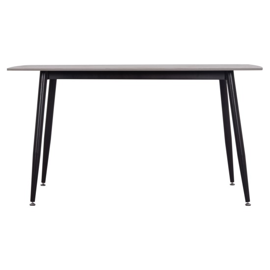 ΤΡΑΠΕΖΙ RAVEN HM18149.13 ΚΕΡΑΜΙΚΟ TOP ΜΕ ΟΨΗ ΓΚΡΙ ΜΑΡΜΑΡΟ 140x80x74Υεκ.