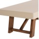 ΤΡΑΠΕΖΙ ΜΕΣΗΣ FIBER CEMENT & ΞΥΛΟ ΑΚΑΚΙΑΣ MAEVE HM6595.02 ΜΠΕΖ  130x70x46Υεκ.