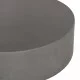 ΤΡΑΠΕΖΙ ΜΕΣΗΣ ΣΤΡΟΓΓΥΛΟ KYOKO HM6579.01 ΓΚΡΙ FIBER CEMENT Φ90x30Υεκ.
