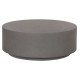 ΤΡΑΠΕΖΙ ΜΕΣΗΣ FIBER CEMENT ΣΤΡΟΓΓΥΛΟ KYOKO HM6579.01 ΓΚΡΙ Φ90x30Υεκ.