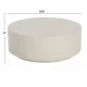 ΤΡΑΠΕΖΙ ΜΕΣΗΣ ΣΤΡΟΓΓΥΛΟ KYOKO HM6579.02 ΜΠΕΖ FIBER CEMENT Φ90x34Υεκ.