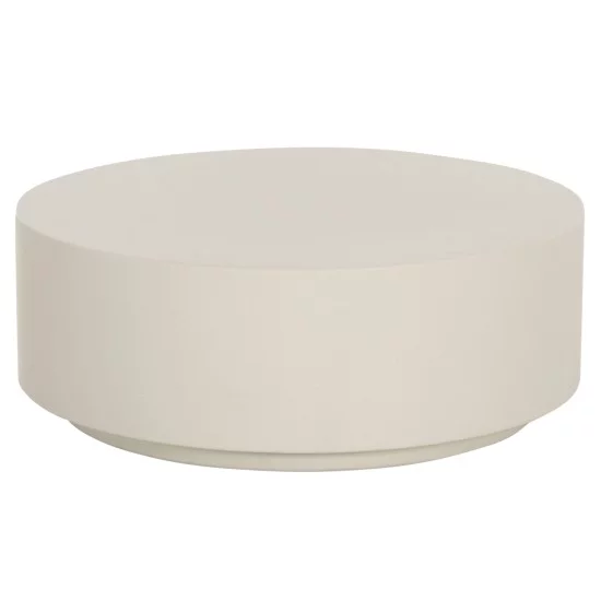 ΤΡΑΠΕΖΙ ΜΕΣΗΣ ΣΤΡΟΓΓΥΛΟ KYOKO HM6579.02 ΜΠΕΖ FIBER CEMENT Φ90x34Υεκ.