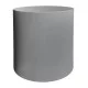 ΤΡΑΠΕΖΙ ΒΟΗΘΗΤΙΚΟ FIBER CEMENT ΣΤΡΟΓΓΥΛΟ KYOKO HM6592.01 ΓΚΡΙ Φ40x43Υεκ.