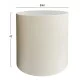 ΤΡΑΠΕΖΙ ΜΕΣΗΣ ΣΤΡΟΓΓΥΛΟ KYOKO HM6592.02 ΜΠΕΖ FIBER CEMENT Φ40x43Υεκ.