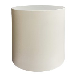 ΤΡΑΠΕΖΙ ΜΕΣΗΣ ΣΤΡΟΓΓΥΛΟ KYOKO HM6592.02 ΜΠΕΖ FIBER CEMENT Φ40x43Υεκ.