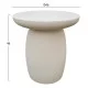 ΤΡΑΠΕΖΙ ΜΕΣΗΣ ΣΤΡΟΓΓΥΛΟ HIKARI HM6593.02 ΜΠΕΖ FIBER CEMENT Φ46x48Υεκ.
