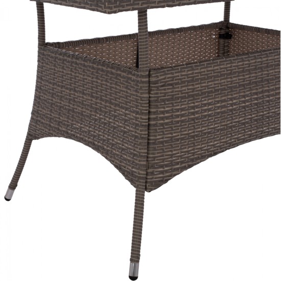 ΤΡΑΠΕΖΙ ΜΕΤΑΛΛΙΚΟ MILITARY RATTAN ΓΚΡΙ HM5141.31 120x70x75Υ εκ. ΤΡΑΠΕΖΙ ΜΕΤΑΛΛΙΚΟ MILITARY RATTAN ΓΚΡΙ HM5141.31 120x70x75Υ εκ.