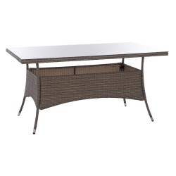 ΤΡΑΠΕΖΙ ΜΕΤΑΛΛΙΚΟ MINSK RATTAN ΓΚΡΙ HM5507.01 150x90x75Υ εκ. ΤΡΑΠΕΖΙ ΜΕΤΑΛΛΙΚΟ MINSK RATTAN ΓΚΡΙ HM5507.01 150x90x75Υ εκ.