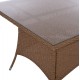 ΤΡΑΠΕΖΙ ΜΕΤΑΛΛΙΚΟ MINSK RATTAN ΜΠΕΖ ΚΑΦΕ HM5507.02 150x90x75 εκ. ΤΡΑΠΕΖΙ ΜΕΤΑΛΛΙΚΟ MINSK RATTAN ΜΠΕΖ ΚΑΦΕ HM5507.02 150x90x75 εκ.
