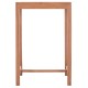 ΤΡΑΠΕΖΙ ΜΠΑΡ ΤΕΤΡΑΓΩΝΟ PRESSCOT HM18113 ΞΥΛΟ TEAK ΣΕ ΦΥΣΙΚΟ 70x70x105Υεκ.