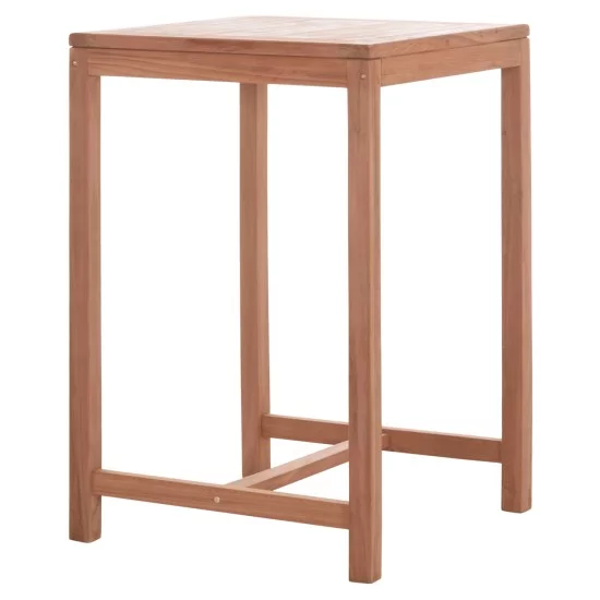 ΤΡΑΠΕΖΙ ΜΠΑΡ ΤΕΤΡΑΓΩΝΟ PRESSCOT HM18113 ΞΥΛΟ TEAK ΣΕ ΦΥΣΙΚΟ 70x70x105Υεκ.