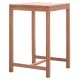 ΤΡΑΠΕΖΙ ΜΠΑΡ ΤΕΤΡΑΓΩΝΟ PRESSCOT HM18113 ΞΥΛΟ TEAK ΣΕ ΦΥΣΙΚΟ 70x70x105Υεκ.