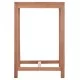 ΤΡΑΠΕΖΙ ΜΠΑΡ ΤΕΤΡΑΓΩΝΟ PRESSCOT HM18113 ΞΥΛΟ TEAK ΣΕ ΦΥΣΙΚΟ 70x70x105Υεκ.