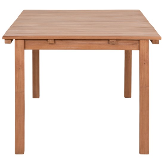 ΤΡΑΠΕΖΙ ΟΡΘΟΓΩΝΙΟ FINTO HM6616 ΞΥΛΟ TEAK--ΦΥΣΙΚΟ 200x100x75Υεκ.