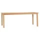ΤΡΑΠΕΖΙ ΟΡΘΟΓΩΝΙΟ FINTO HM6616 ΞΥΛΟ TEAK--ΦΥΣΙΚΟ 200x100x75Υεκ.