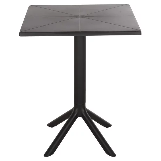 ΤΡΑΠΕΖΙ ΠΟΛΥΠΡΟΠΥΛΕΝΙΟΥ ΤΕΤΡΑΓΩΝΟ TERRIN HM6125.11 ΛΕΥΚΟ 60x60x75Υεκ.