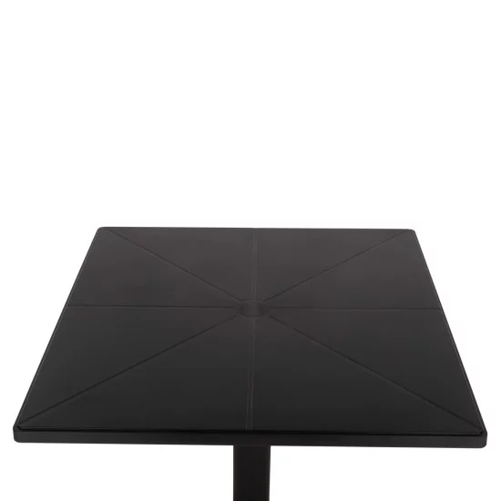 ΤΡΑΠΕΖΙ ΠΟΛΥΠΡΟΠΥΛΕΝΙΟΥ ΤΕΤΡΑΓΩΝΟ TERRIN HM6125.11 ΛΕΥΚΟ 60x60x75Υεκ.