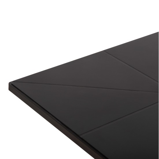 ΤΡΑΠΕΖΙ ΠΟΛΥΠΡΟΠΥΛΕΝΙΟΥ ΤΕΤΡΑΓΩΝΟ TERRIN HM6125.14 ΚΑΠΟΥΤΣΙΝΟ 60x60x75Υεκ.