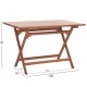 ΤΡΑΠΕΖΙ ΠΤΥΣΣΟΜΕΝΟ ΟΡΘΟΓΩΝΙΟ ERIS HM18117 ΞΥΛΟ TEAK--ΦΥΣΙΚΟ 120x70x76Υεκ.