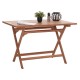 ΤΡΑΠΕΖΙ ΠΤΥΣΣΟΜΕΝΟ ΟΡΘΟΓΩΝΙΟ ERIS HM18117 ΞΥΛΟ TEAK--ΦΥΣΙΚΟ 120x70x76Υεκ.