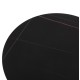 ΤΡΑΠΕΖΙ ΣΑΛΟΝΙΟΥ DUNCAN HM18022.01 ΚΕΡΑΜΙΚΟ TOP-MDF ΒΑΣΗ-ΜΑΥΡΟ Φ80x41Υεκ.