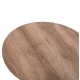 ΤΡΑΠΕΖΙ ΣΑΛΟΝΙΟΥ KARAN HM18028 MDF ΣΕ ΦΥΣΙΚΟ ΧΡΩΜΑ ΞΥΛΟΥ Φ80x45,5Υεκ.