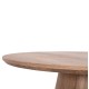ΤΡΑΠΕΖΙ ΣΑΛΟΝΙΟΥ KARAN HM18028 MDF ΣΕ ΦΥΣΙΚΟ ΧΡΩΜΑ ΞΥΛΟΥ Φ80x45,5Υεκ.