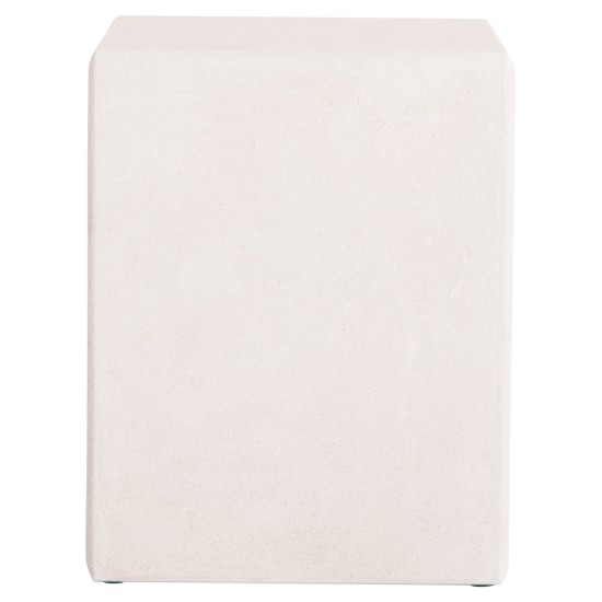 ΤΡΑΠΕΖΙ ΣΑΛΟΝΙΟΥ ΣΕΙΡΑ SANTORINI HM18070 MDF ΣΕ ΥΠΟΛΕΥΚΟ ΧΡΩΜΑ 48x38x48,5Υεκ.