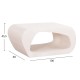 ΤΡΑΠΕΖΙ ΣΑΛΟΝΙΟΥ ΣΕΙΡΑ SANTORINI HM18071 MDF ΣΕ ΥΠΟΛΕΥΚΟ ΧΡΩΜΑ 100x60x45Υεκ.