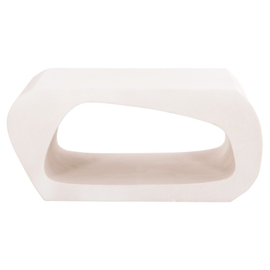ΤΡΑΠΕΖΙ ΣΑΛΟΝΙΟΥ ΣΕΙΡΑ SANTORINI HM18071 MDF ΣΕ ΥΠΟΛΕΥΚΟ ΧΡΩΜΑ 100x60x45Υεκ.