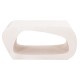 ΤΡΑΠΕΖΙ ΣΑΛΟΝΙΟΥ ΣΕΙΡΑ SANTORINI HM18071 MDF ΣΕ ΥΠΟΛΕΥΚΟ ΧΡΩΜΑ 100x60x45Υεκ.