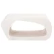 ΤΡΑΠΕΖΙ ΣΑΛΟΝΙΟΥ ΣΕΙΡΑ SANTORINI HM18071 MDF ΣΕ ΥΠΟΛΕΥΚΟ ΧΡΩΜΑ 100x60x45Υεκ.